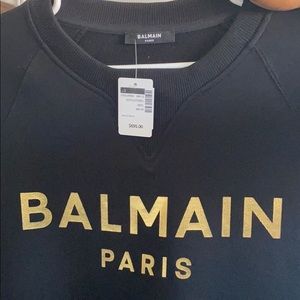 Balmain crew neck sweatshirt